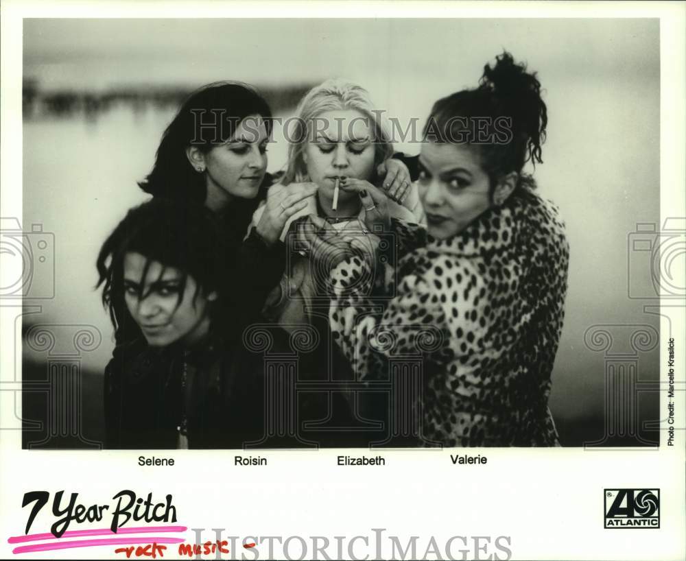 1996 Press Photo Rock music group 7 Year Bitch - hca52379- Historic Images