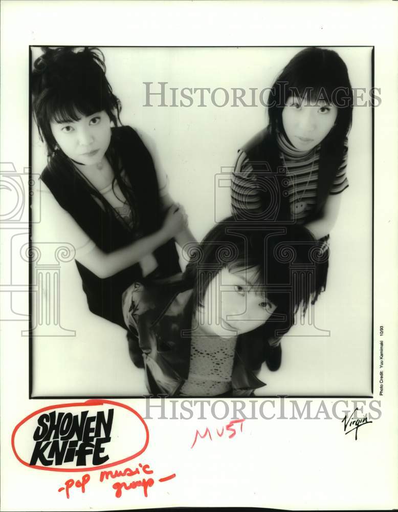 1993 Press Photo Pop music group Shonen Knife - hca52622- Historic Images