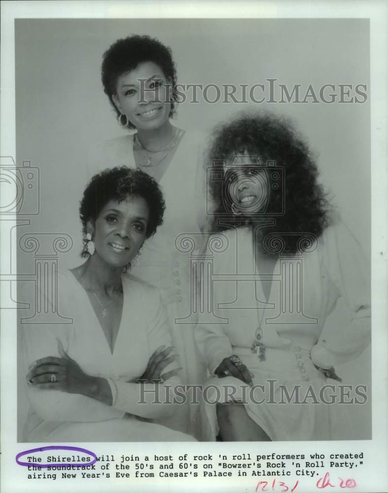 1989 Press Photo Singing group The Shirelles - hca52624- Historic Images