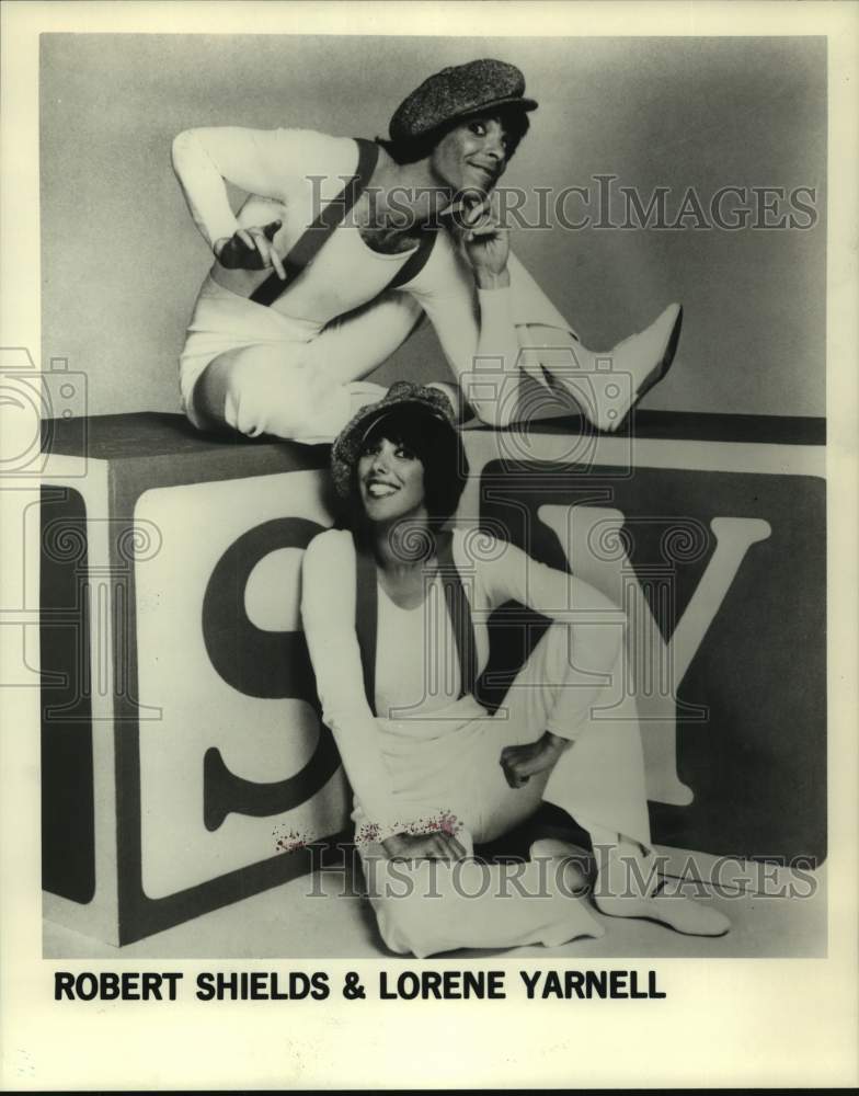 1985 Press Photo Entertainers Shields &amp; Yarnell - hca52631- Historic Images