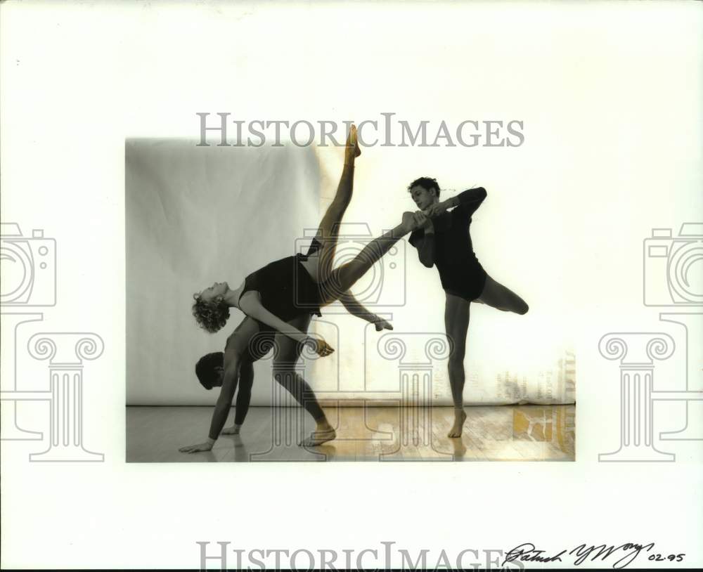 1995 Press Photo Members of the Sharir Dance Company In Where are the Elephants?- Historic Images