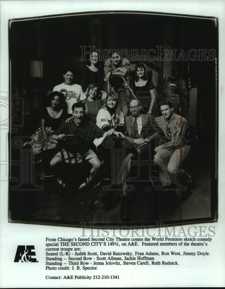 1993 Press Photo Members of Second City Theatre Troupe in Chicago - hca53022- Historic Images