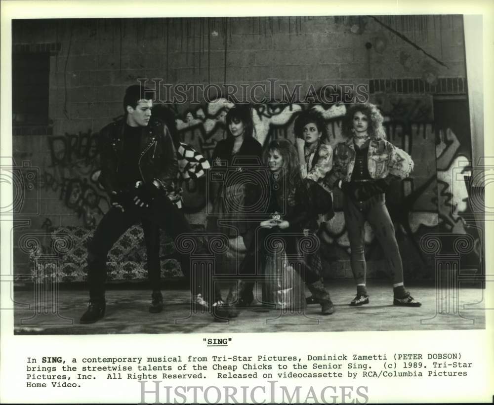 1989 Press Photo Scene From Musical &quot;Sing&quot; - hca53233- Historic Images