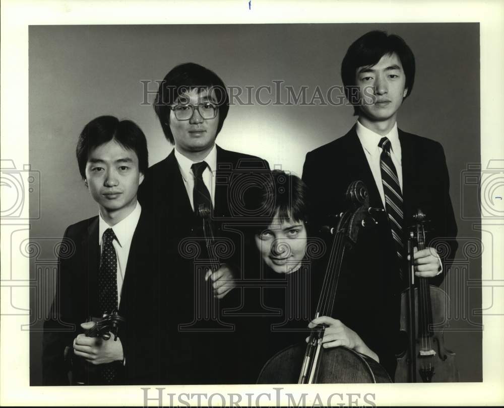 1987 Press Photo Members of the Shanghai Quartet - hca53278- Historic Images