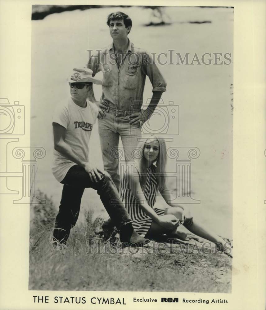 1980 Press Photo Members of the Music Group &quot;The Status Cymbal&quot; - hca53297- Historic Images