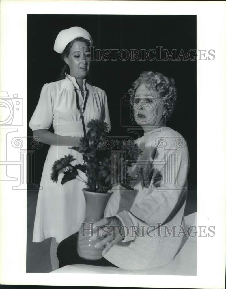 1993 Press Photo Patti Bean and Lillian Evans at Stages Theater in Houston- Historic Images