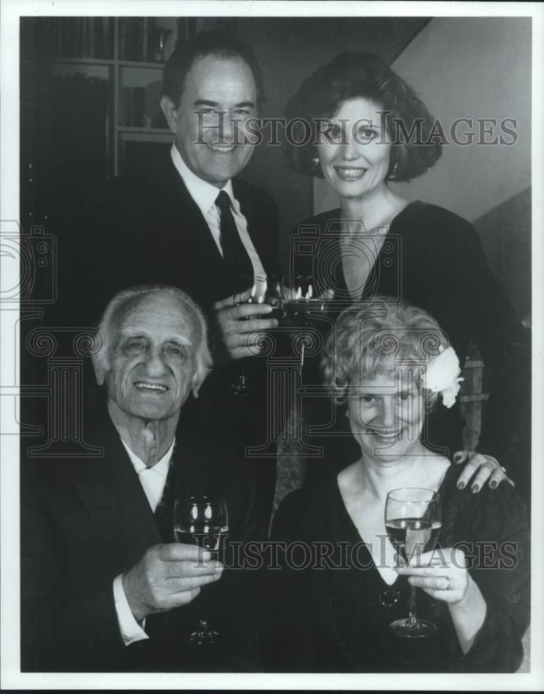 1987 Press Photo Cast of the national touring company of &quot;Social Security&quot;- Historic Images