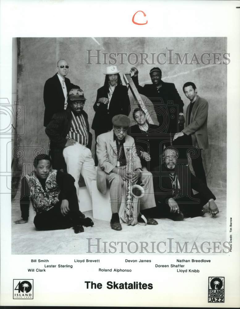 1996 Press Photo Members of the Skatalites Musical Group - hca53562- Historic Images