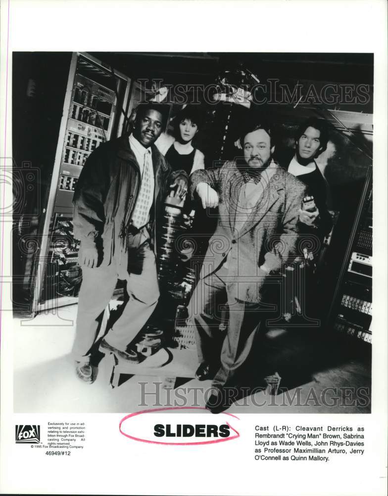 1995 Press Photo Cast of "Sliders" Television show - hca53580- Historic Images