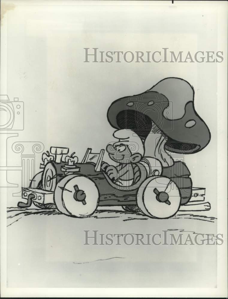 1982 Press Photo Smurfs Children&#39;s Animated TV Program - hca53694- Historic Images