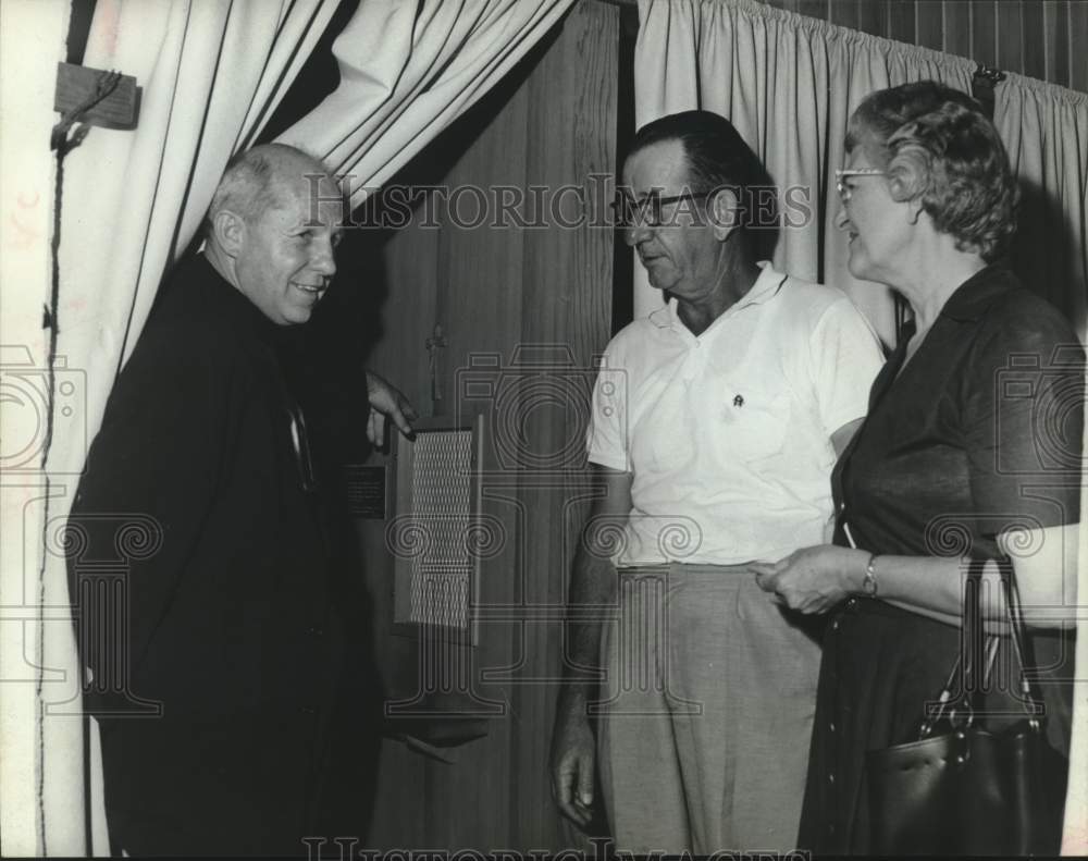 1965 Press Photo Reverend James Nelson, St. Augustine Church, Pasadena, Texas