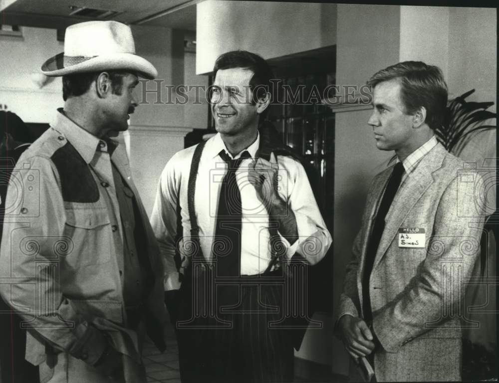 1987 Press Photo Scene from Episode of &quot;Simon &amp; Simon,&quot; a CBS Television Show- Historic Images