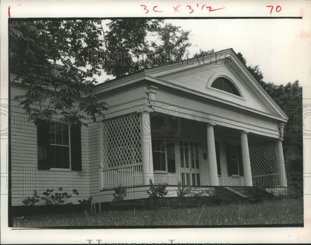 1965 Press Photo Ezekiel Cullen Home, Historic Landmark in San Augustine, Texas