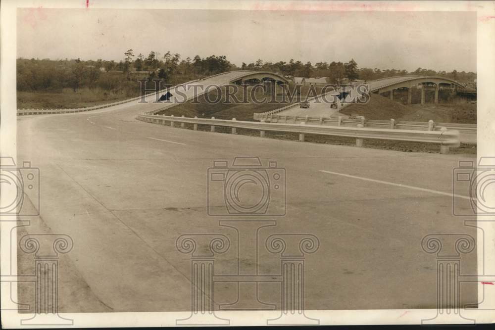 1958 Press Photo 69th Street Bridges in Houston, Texas - hca54180