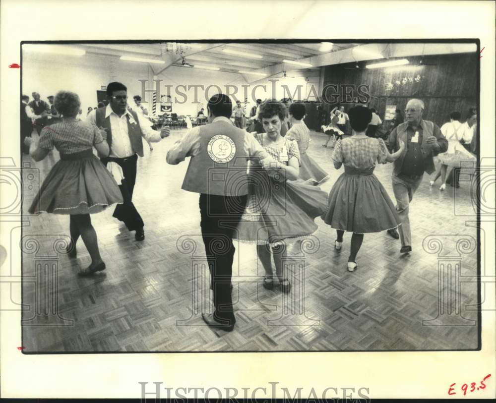 1979 Press Photo Dancers at Square Dance Center in Houston, Texas - hca54228- Historic Images