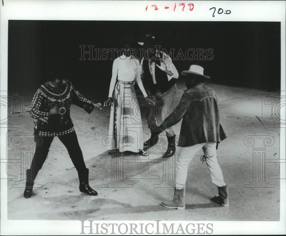 1978 Press Photo Society for the Performing Arts Group, Hodges &amp; Co. At Theater- Historic Images