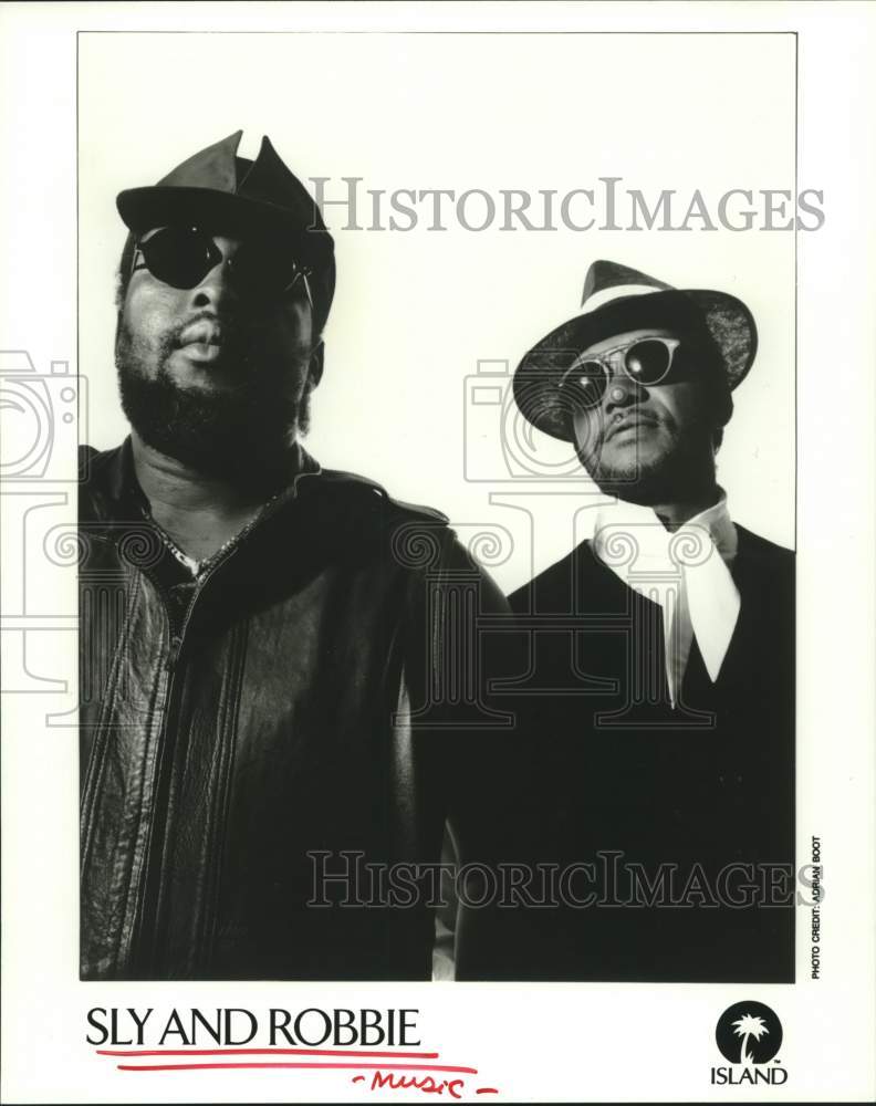 1989 Press Photo Jamaican Musical Duo Sly and Robbie - hca54610- Historic Images