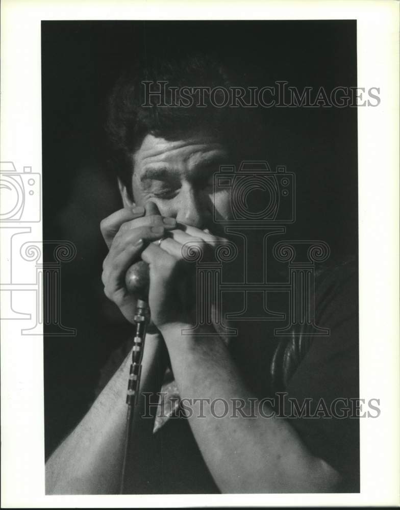 1990 Press Photo Musician at South by Southwest Music Conference in Austin- Historic Images