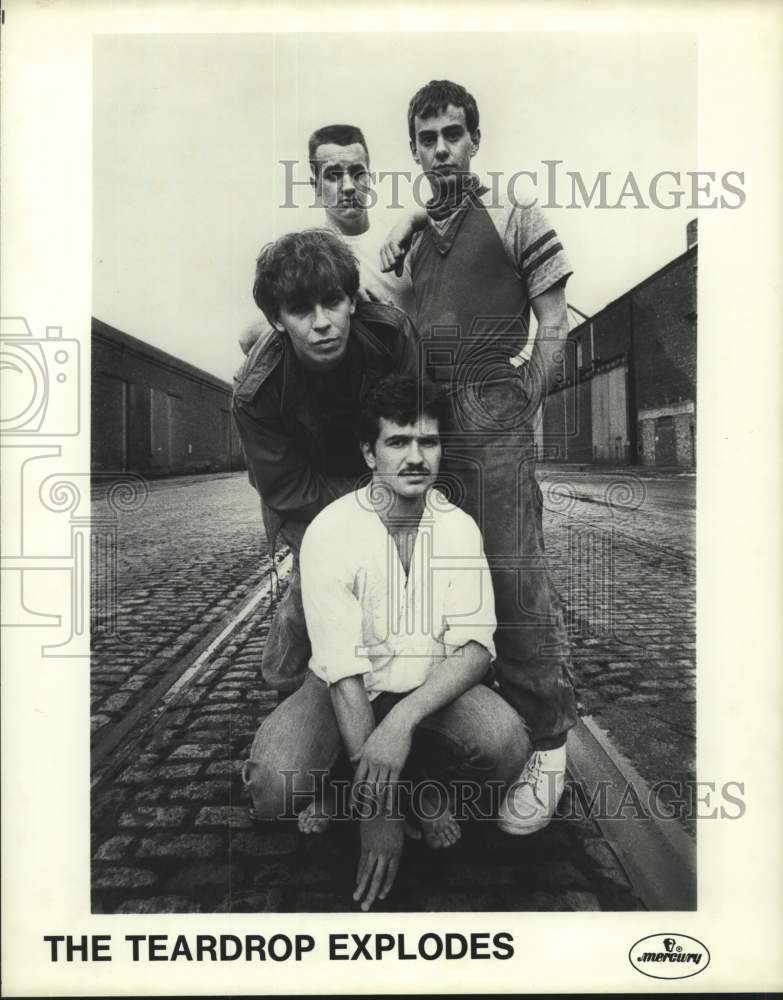 1981 Press Photo Pop group The Teardrop Explodes - hca54769- Historic Images