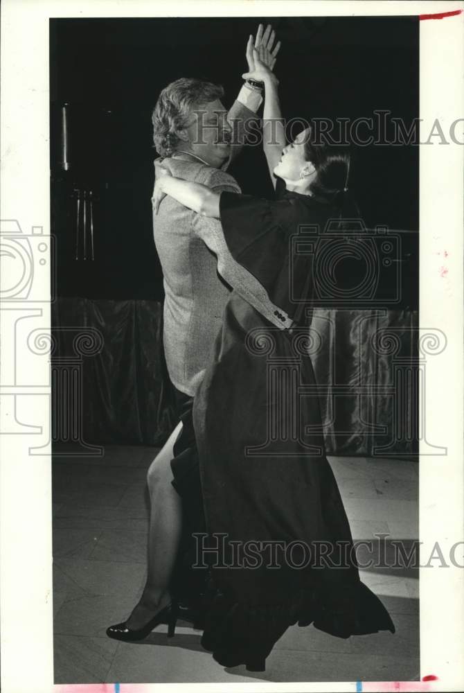 1986 Press Photo Hal Foster and Susan Criner of Texas dance a tango - hca54935- Historic Images