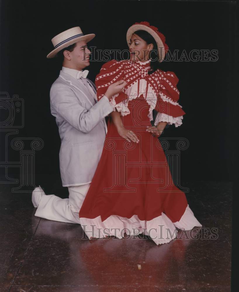 2001 Press Photo David Steriti &amp; Terri Dutton, Members of the Texas Tap Ensemble- Historic Images