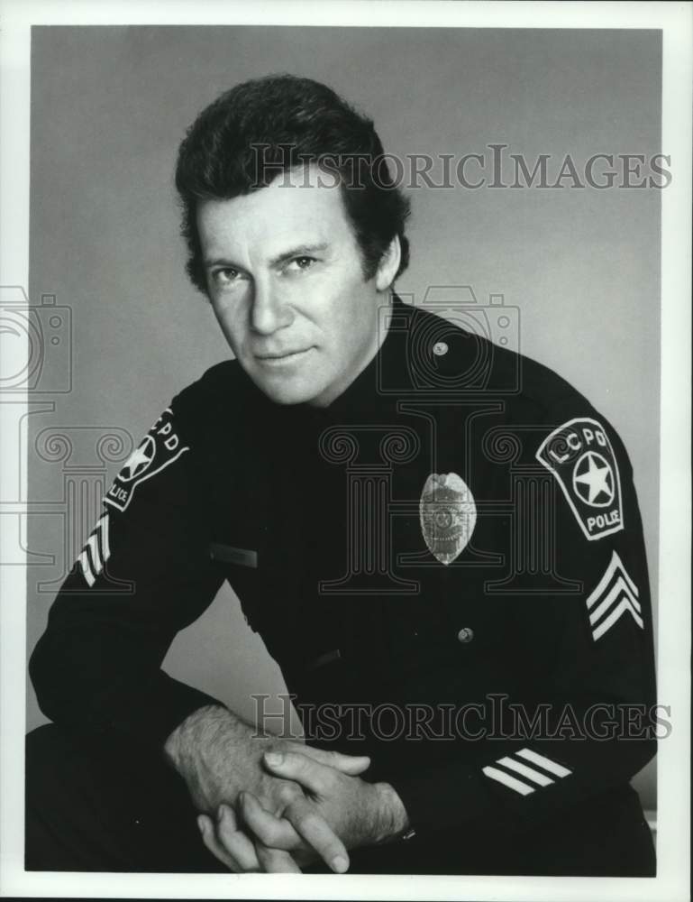 1982 Press Photo William Shatner Stars in New ABC Network Series &quot;T.J. Hooker&quot;- Historic Images