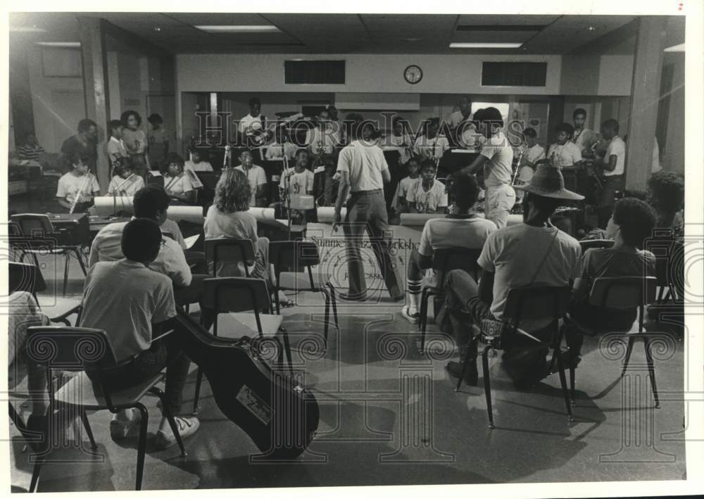 1983 Press Photo Summer Jazz Workshop Students in Houston, Texas - hca55436- Historic Images