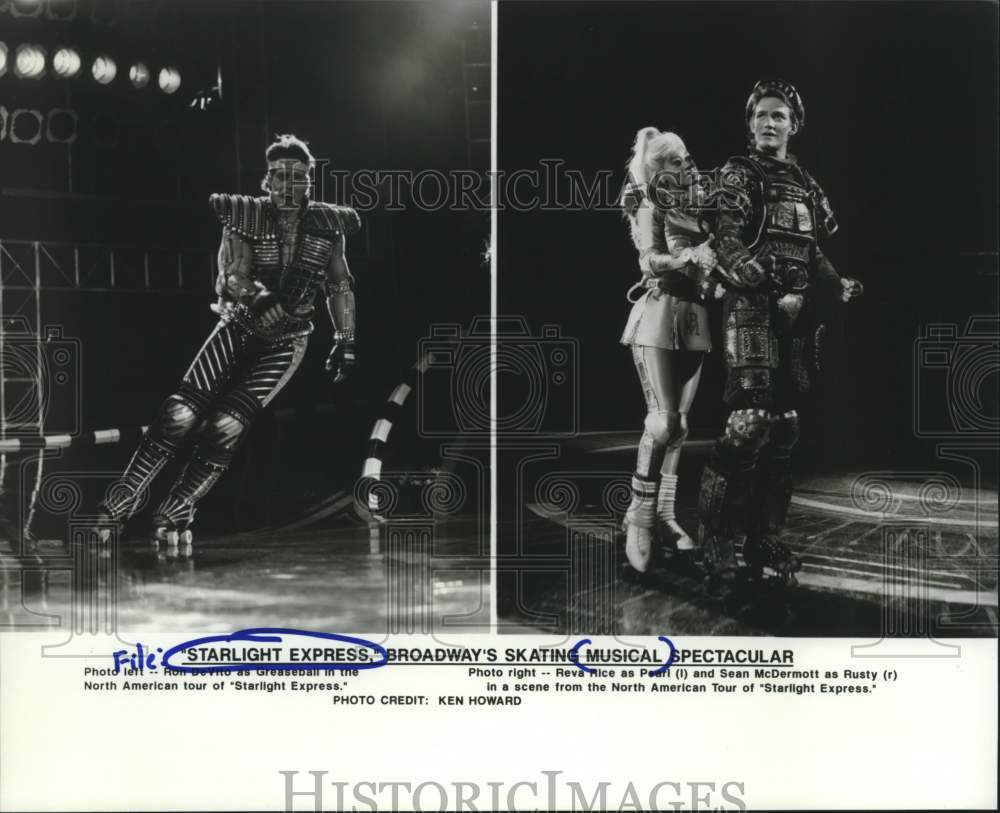 1990 Press Photo &quot;Starlight Express&quot;, Broadway&#39;s Skating Musical Spectacular- Historic Images