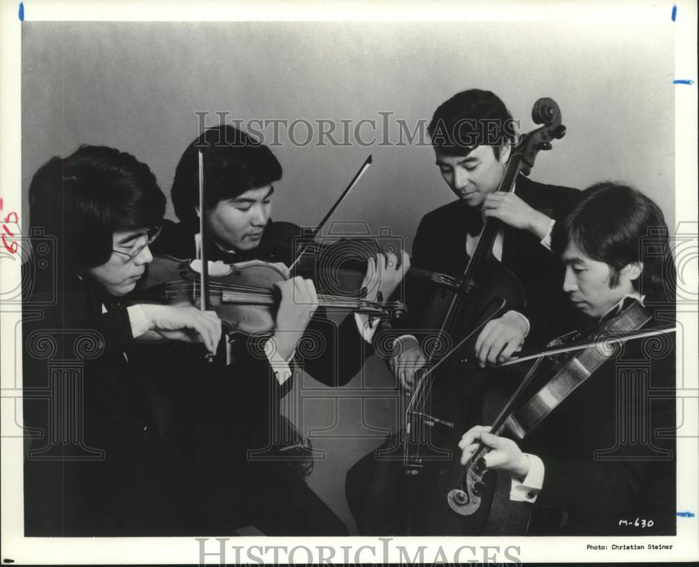 1981 Press Photo Members of the Tokyo String Quartet - hca55768- Historic Images