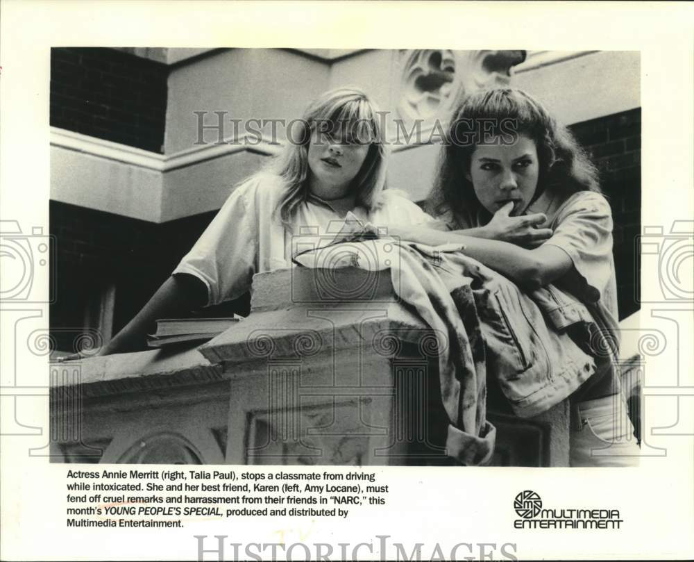 1988 Press Photo Scene From &quot;NARC&quot;, a Young People&#39;s Special - hca55884- Historic Images