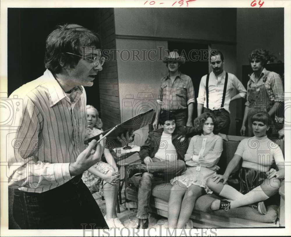 1978 Press Photo Robert Everding chairman drama department University of Houston- Historic Images