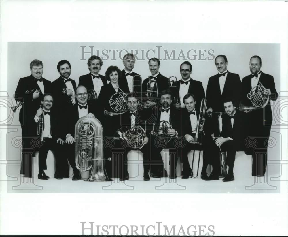 1995 Press Photo Members of Summit Brass Band - hca56008- Historic Images