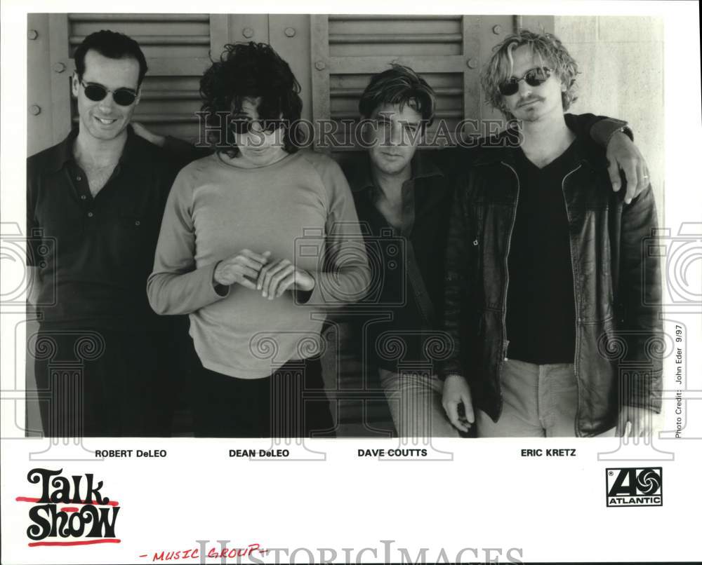 1997 Press Photo Robert &amp; Dean DeLeo, Dave Coutts, Eric Kretz, Talk Show band- Historic Images