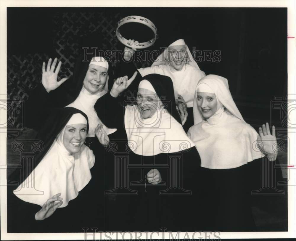 1992 Press Photo Actors In a Play At Strand Street Theater, Galveston, Texas- Historic Images