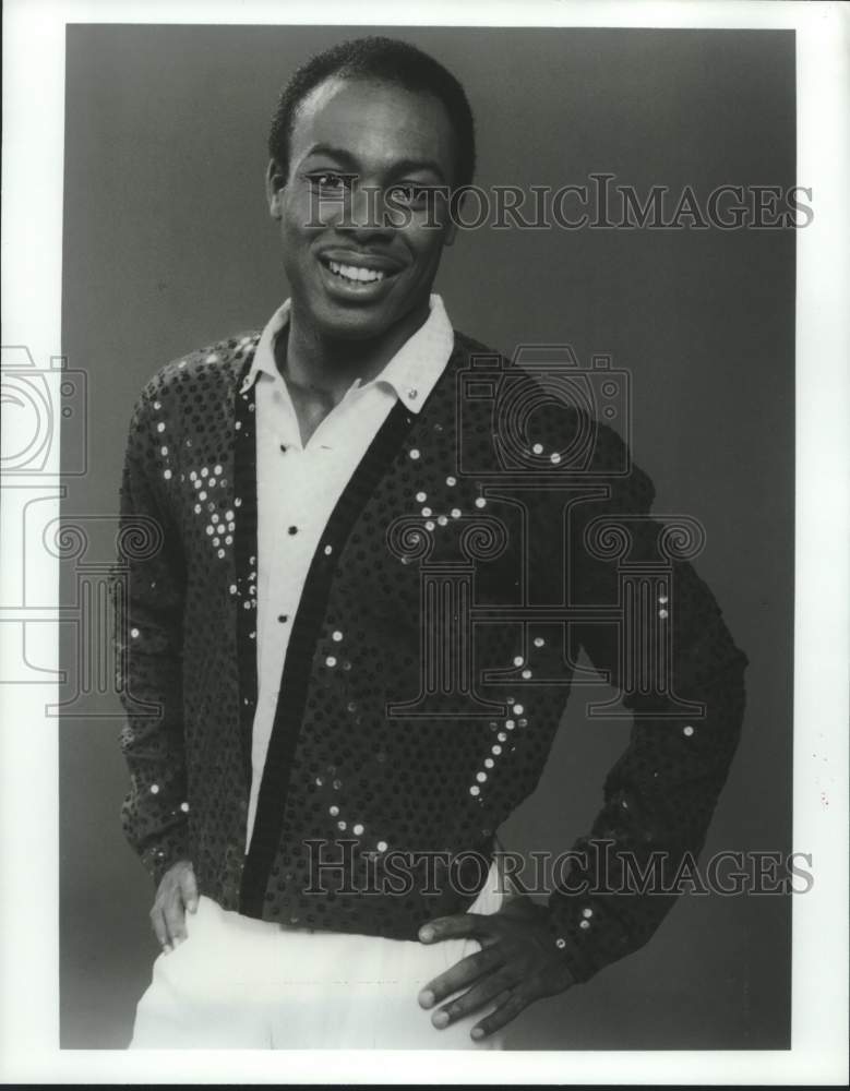 1986 Press Photo Actor Eugene Fleming As Dipsey In &quot;The Tap Dance Kid&quot; Musical- Historic Images