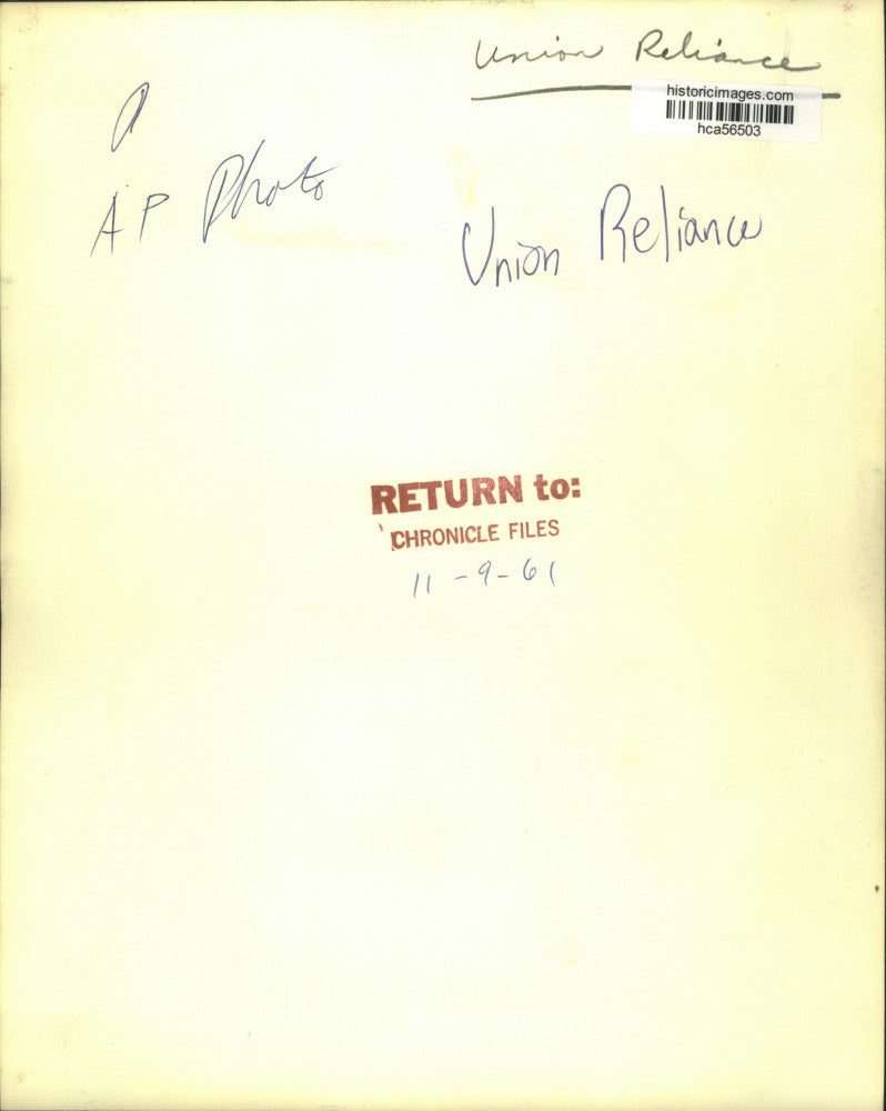 1961 Press Photo Union Reliance Vessel - hca56503