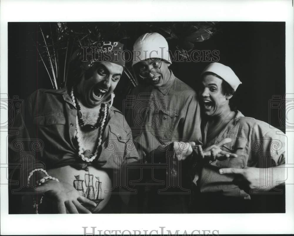 1989 Press Photo Scene from Galveston Island production of &quot;South Pacific&quot;- Historic Images