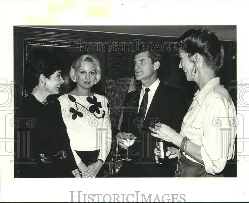 1984 Press Photo Supporters Gather at Twyla Tharp Dance Company Benefit- Historic Images