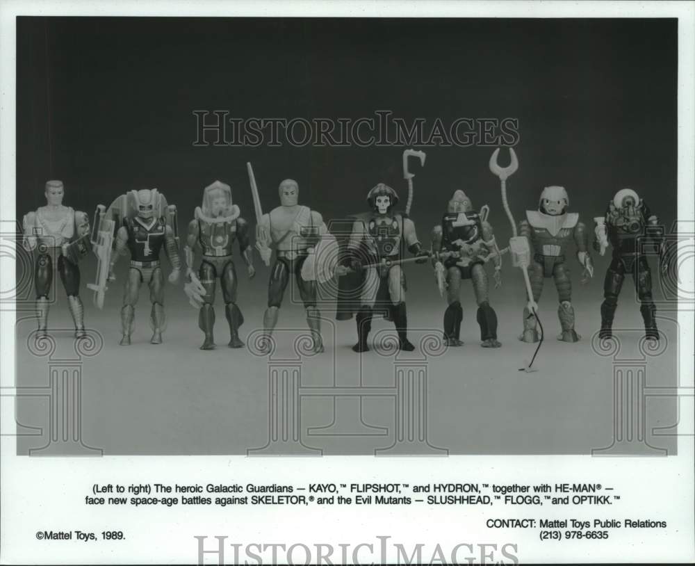 1989 Press Photo Mattel&#39;s Heroic Galactic Guardians - hca56839- Historic Images