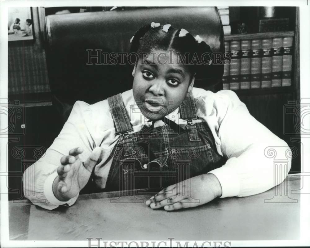 1986 Press Photo Martine Allard portrays &quot;Emma&quot; in &quot;The Tap Dance Kid&quot;- Historic Images