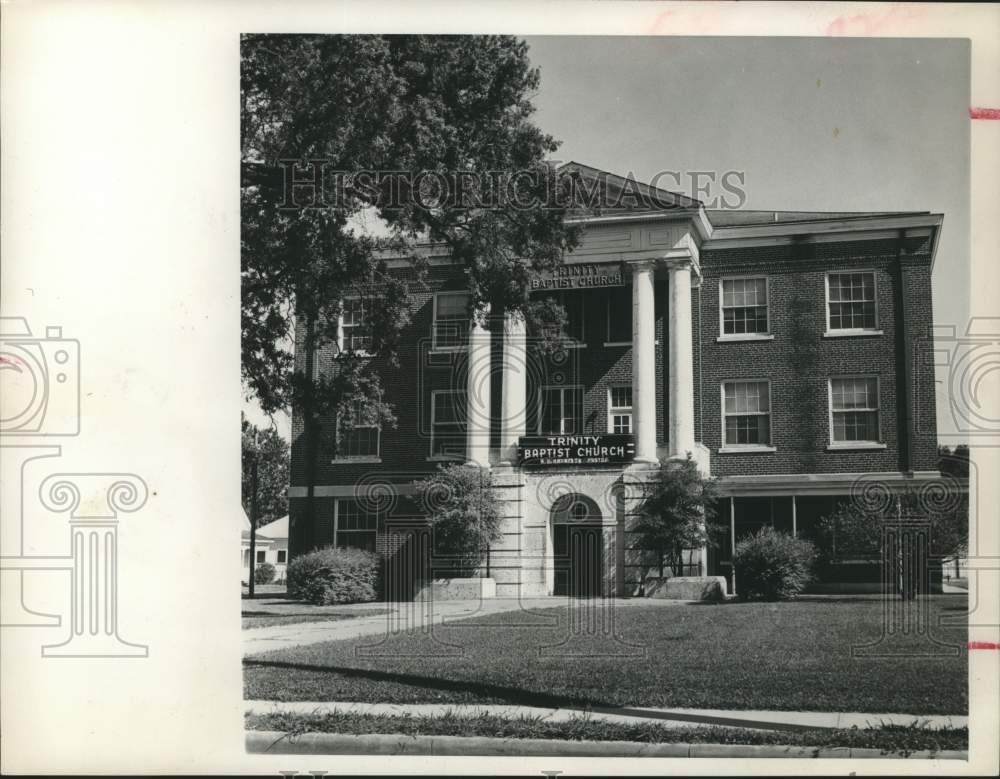 1960 Press Photo Trinity Baptist Church in Houston, Texas - hca57487- Historic Images