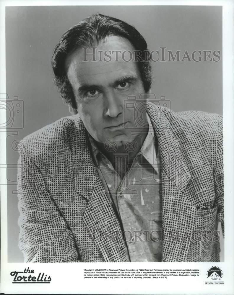 1987 Press Photo Actor Dan Hedaya stars in TV show &quot;The Tortellis&quot; - hca57560- Historic Images