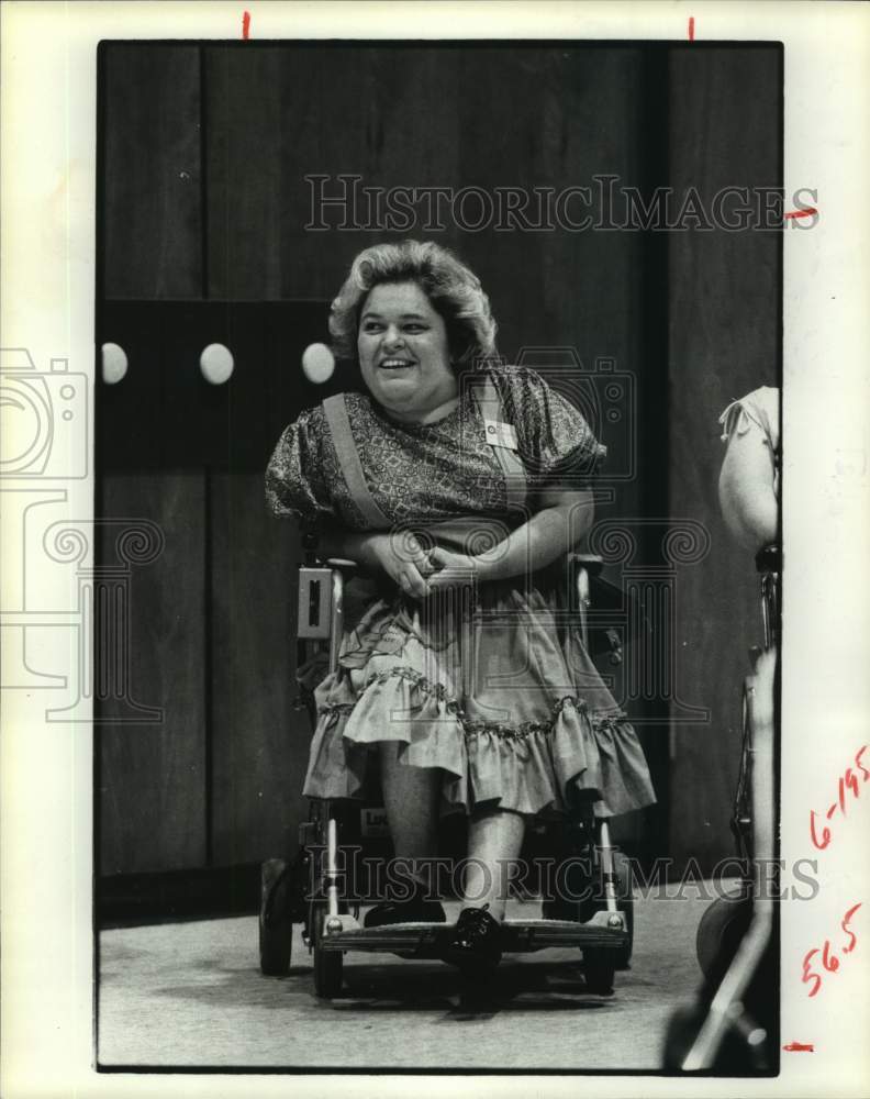 1978 Press Photo DeValca White, avid dancer with Wheel Blazers group, Houston TX- Historic Images