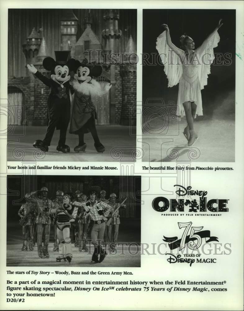 2000 Press Photo Scenes from &quot;Disney On Ice&quot; ice skating show - hca57685- Historic Images