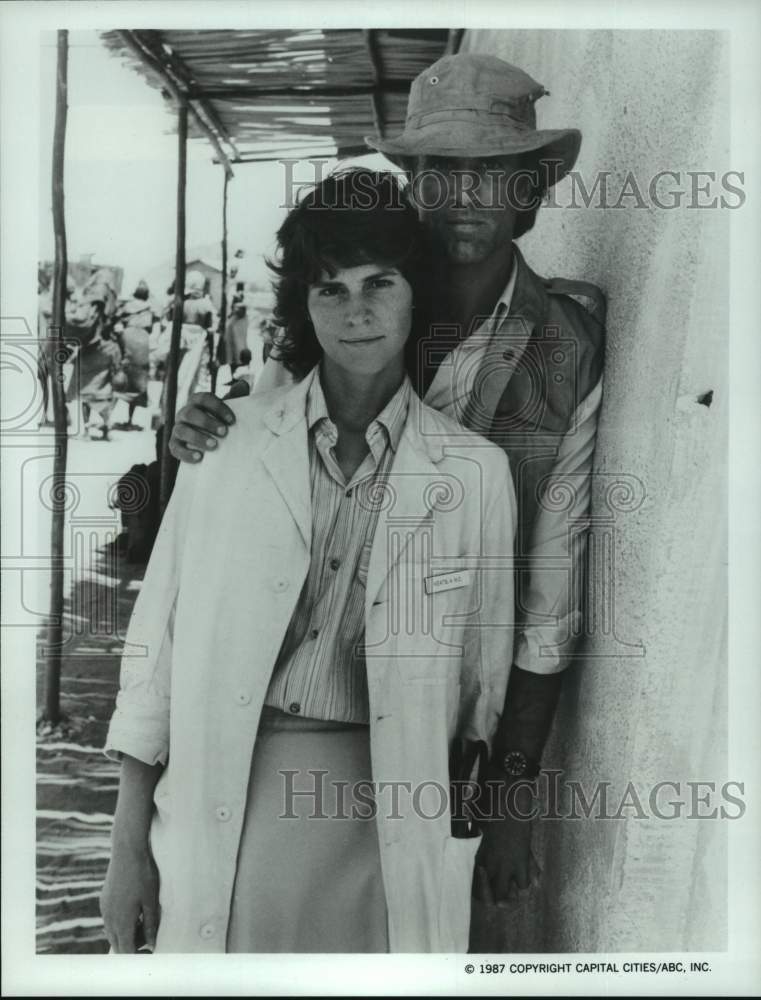 1987 Press Photo Ally Sheedy, Ted Danson in &quot;We Are the Children&quot; ABC TV movie- Historic Images