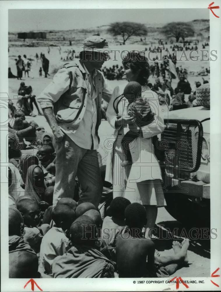 1987 Press Photo Actors Ally Sheedy and Ted Danson In &quot;We Are the Children&quot; Film- Historic Images