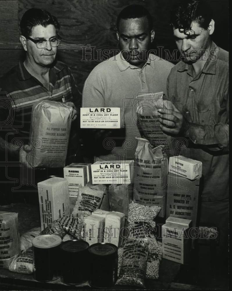 1968 Press Photo William Belin, W.R. Williams &amp; Charlie Coffey, Welfare Workers- Historic Images