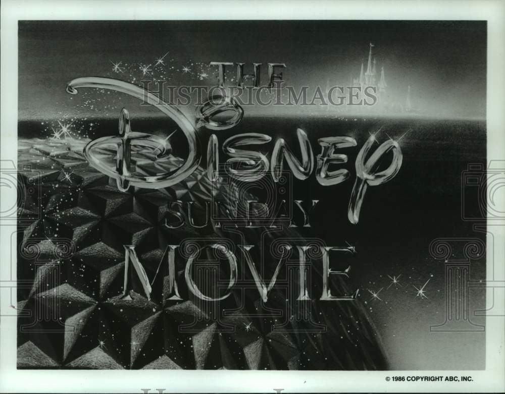 1986 Press Photo The Disney Sunday Movie to Debut on ABC Television Network- Historic Images