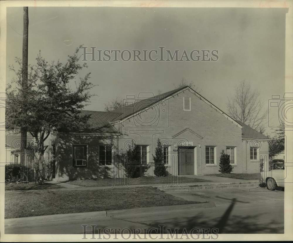 1955 Press Photo West University Place subdivision in Houston, Texas - hca58492- Historic Images