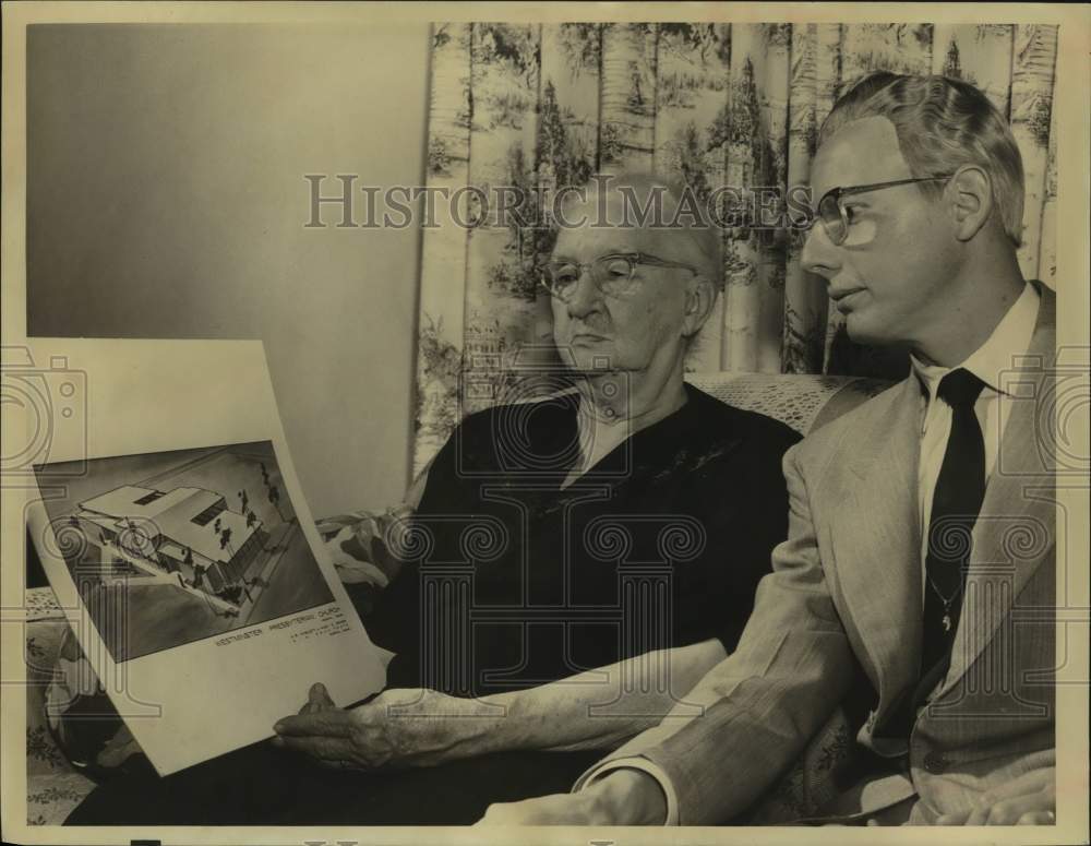 1956 Press Photo Members of the Westheimer Presbyterian Church In Houston- Historic Images